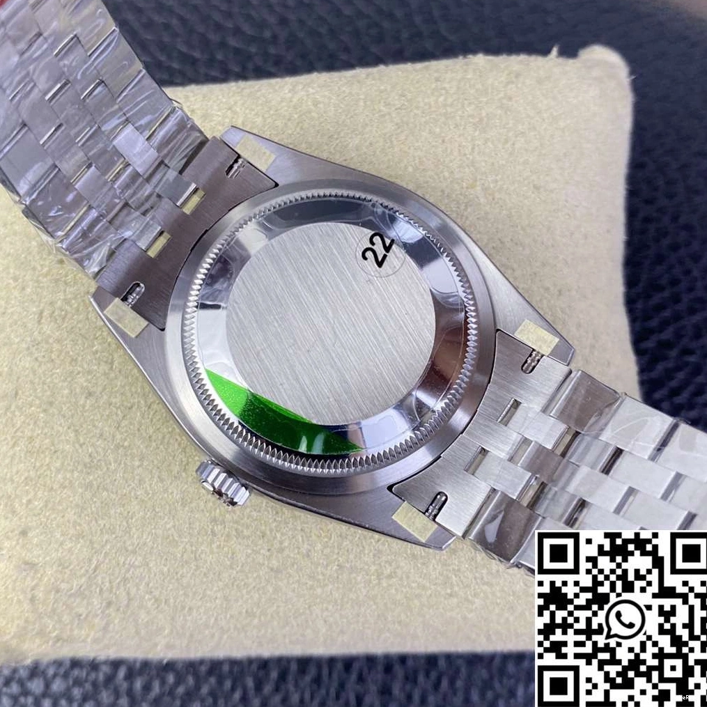 Dial Datejust Stainless Clean Rolex Steel Hourmarker Motif 36MM M126234 Green Factory Diamond 1209